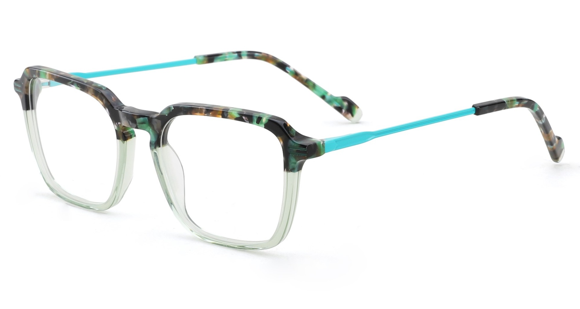 Prescription Glasses Bellevue Green Tortoiseshell